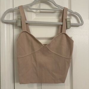 Gianni bini knit crop top
